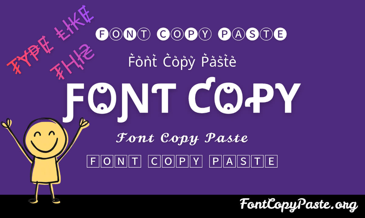 font copy paste